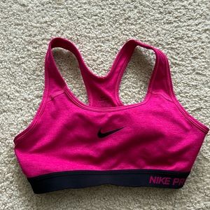 Small Pink Nike Sports Bra